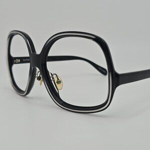 Oliver Peoples Talya Black Silver Oversized Sunglasses Frame Japan 61-17-135
